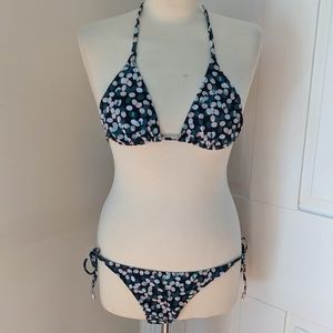 Dvf Diane Von Furstenberg Polka Dot Swimsuit Biki… - image 1